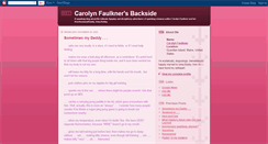 Desktop Screenshot of carolynfaulkner.blogspot.com