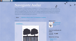 Desktop Screenshot of naveganteaudaz.blogspot.com