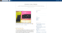 Desktop Screenshot of foodforfree.blogspot.com