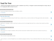 Tablet Screenshot of foodforfree.blogspot.com