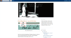 Desktop Screenshot of hatdasstil.blogspot.com