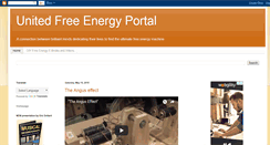 Desktop Screenshot of freeenergyportal.blogspot.com