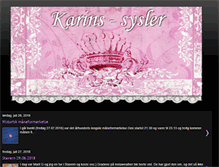 Tablet Screenshot of karins-sysler.blogspot.com