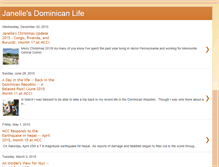 Tablet Screenshot of janellesdominicanlife.blogspot.com