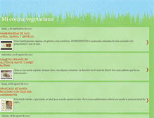 Tablet Screenshot of cocinavegetarianayvegana.blogspot.com