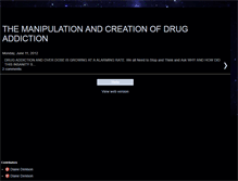 Tablet Screenshot of creatingaddictions.blogspot.com