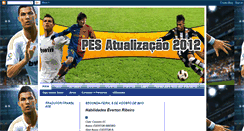 Desktop Screenshot of pes-2012-atualizacao-total.blogspot.com