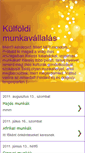 Mobile Screenshot of kulfoldi-munkavallalas.blogspot.com