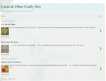 Tablet Screenshot of cakescardsandcraftybits.blogspot.com