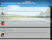 Tablet Screenshot of findsomethinghappy.blogspot.com