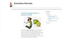 Desktop Screenshot of greutatea-normala.blogspot.com