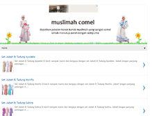 Tablet Screenshot of muslimahcomel.blogspot.com