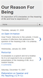 Mobile Screenshot of ourreasonforbeing.blogspot.com