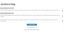 Tablet Screenshot of jaroslava-blog.blogspot.com