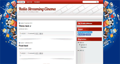 Desktop Screenshot of italiastreamingfilm.blogspot.com