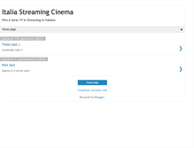 Tablet Screenshot of italiastreamingfilm.blogspot.com