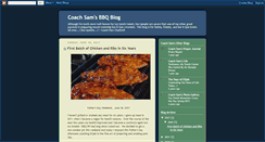 Desktop Screenshot of coachsamsbbq.blogspot.com