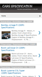 Mobile Screenshot of carsspecification.blogspot.com