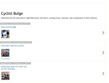 Tablet Screenshot of cyclistbulge.blogspot.com
