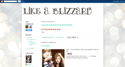 Desktop Screenshot of likeablizzard.blogspot.com