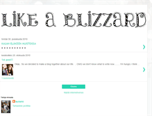 Tablet Screenshot of likeablizzard.blogspot.com