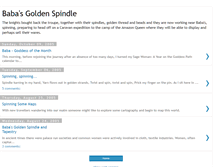 Tablet Screenshot of goldenspindle.blogspot.com