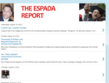 Tablet Screenshot of espadareport.blogspot.com