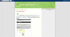 Desktop Screenshot of jadetyphoon.blogspot.com