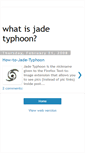 Mobile Screenshot of jadetyphoon.blogspot.com