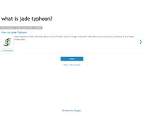 Tablet Screenshot of jadetyphoon.blogspot.com