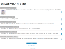 Tablet Screenshot of crimsonwolffineart.blogspot.com