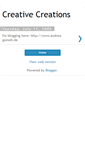 Mobile Screenshot of creativecreationsonline.blogspot.com