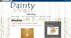 Desktop Screenshot of daintywall.blogspot.com