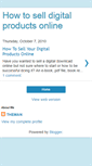 Mobile Screenshot of howtoselldigitalproductsonline.blogspot.com