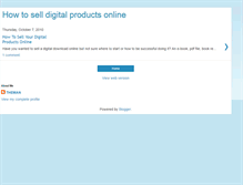 Tablet Screenshot of howtoselldigitalproductsonline.blogspot.com