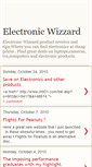 Mobile Screenshot of electronicwizzard.blogspot.com