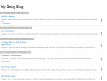 Tablet Screenshot of mygeogblog.blogspot.com