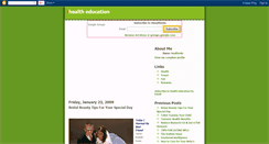 Desktop Screenshot of ehealthedu.blogspot.com