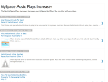 Tablet Screenshot of mymp3plays.blogspot.com