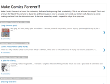 Tablet Screenshot of makecomicsforever.blogspot.com