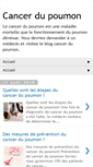 Mobile Screenshot of cancer-poumon.blogspot.com