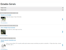 Tablet Screenshot of estadosgerais.blogspot.com