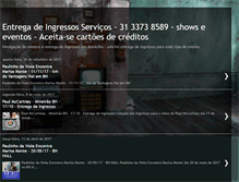 Tablet Screenshot of entregadeingressos.blogspot.com