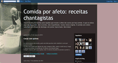 Desktop Screenshot of comidaporafeto.blogspot.com