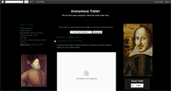 Desktop Screenshot of anonymous-movie-trailer.blogspot.com