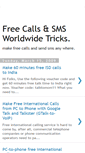 Mobile Screenshot of freecallstricks.blogspot.com