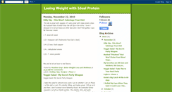 Desktop Screenshot of losingweightwithidealprotein.blogspot.com