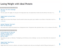 Tablet Screenshot of losingweightwithidealprotein.blogspot.com