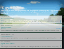 Tablet Screenshot of herbalhints.blogspot.com