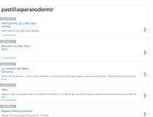 Tablet Screenshot of pastillasparanodormir.blogspot.com